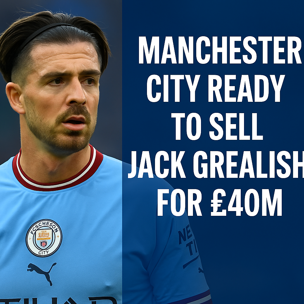 Manchester City Ready to Sell Jack Grealish for £40m