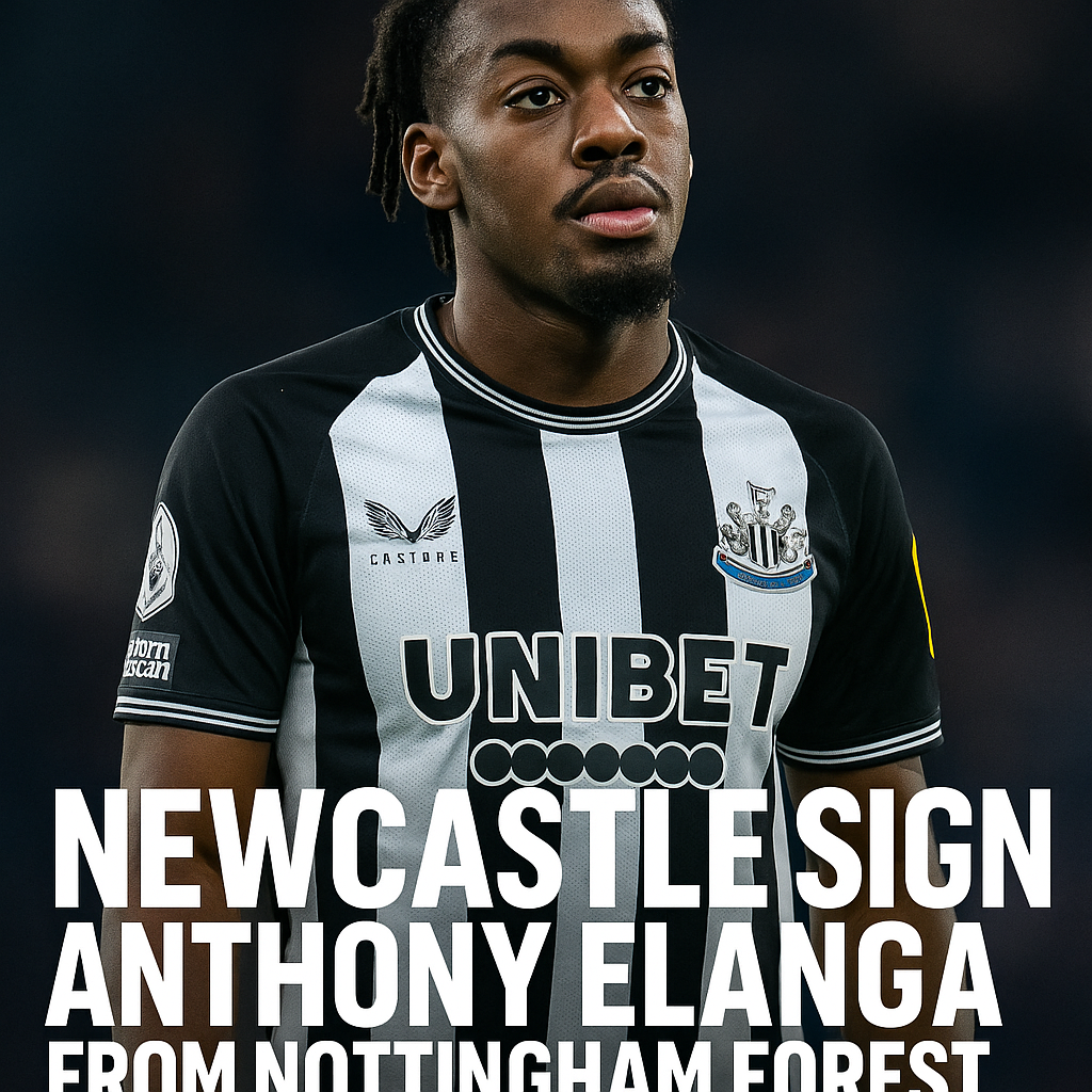 Newcastle Sign Anthony Elanga from Nottingham Forest for £60m