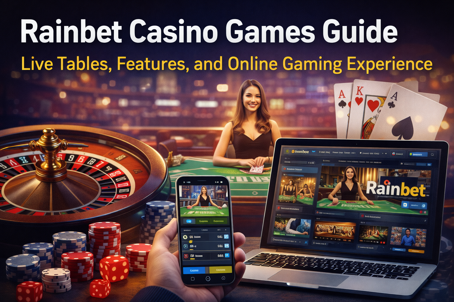 Rainbet Casino Games Guide: Live Tables, Features, and Online Gaming Experience