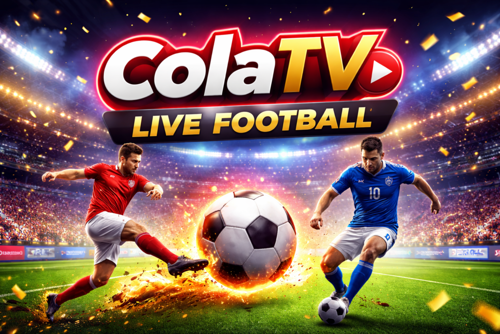 Football fans watching live match coverage on ColaTV Live Football platform with real-time updates
