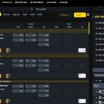 Football betting odds displayed on a sportsbook screen showing exact score predictions before a match.