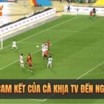 Cà Khịa TV live football streaming platform showing match coverage and results