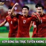 Xoilac TV live football streaming platform displaying a match on mobile and desktop devices