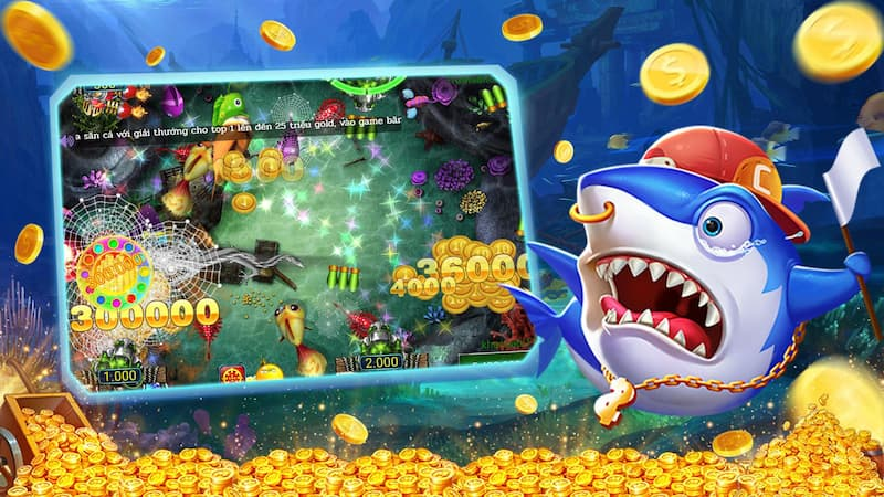 Hitclub Fishing game featuring colorful ocean creatures, underwater adventures, and interactive fishing gameplay