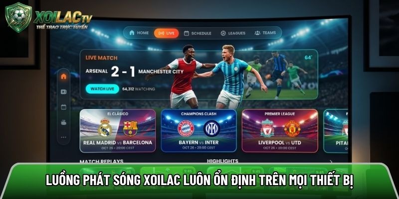 Xoilactvv interface featuring football fixtures, standings, and football-related content